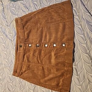 Zara corduroy skirt